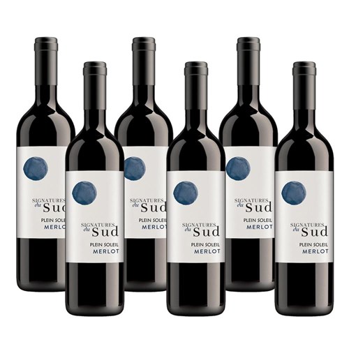 Case of 6 Signatures de Sud Merlot 75cl Red Wine